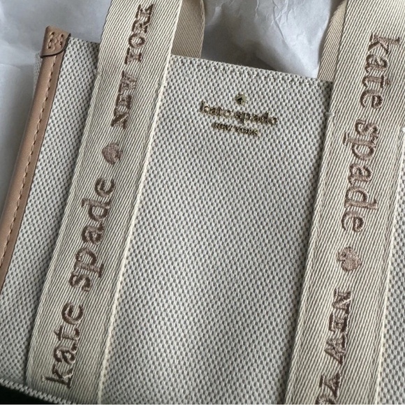 Kate Spade Kip Canvas mini Tote Bag - Picture 2 of 4